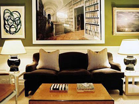 6款最美美式客廳 多彩墻漆營造