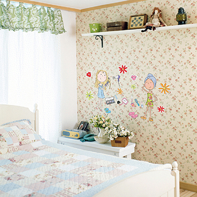 儿童房专用环保墙纸 安全孩子的成长空间