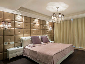 18个软包背景墙带你感受新古典卧室精致奢华的专属魅力
