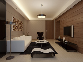 歐普光影魔法 布置最舒適現代客廳