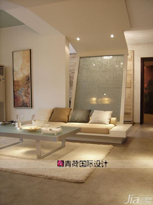 倾倒的背景墙 个性又优雅的亮眼三居1/9