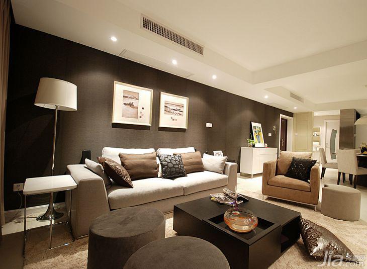 ,三居室装修,现代简约风格,120平米装修,客厅,沙发背景墙,沙发