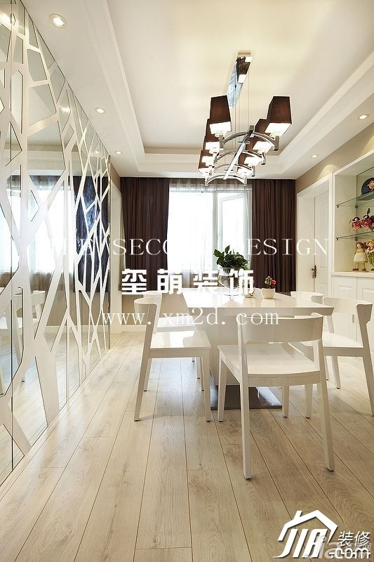 餐厅背景墙装修效果图387/14