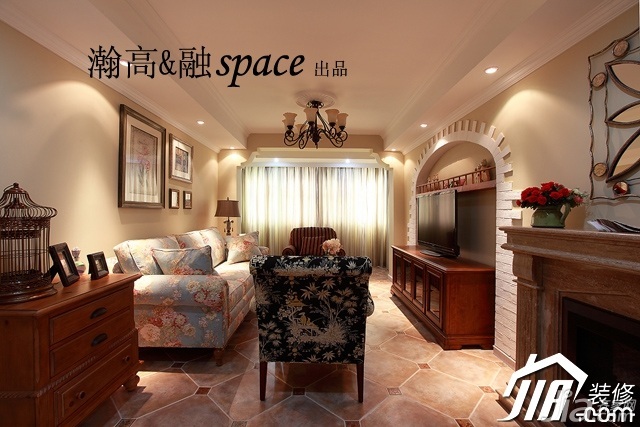 沙发背景墙装修效果图517/12