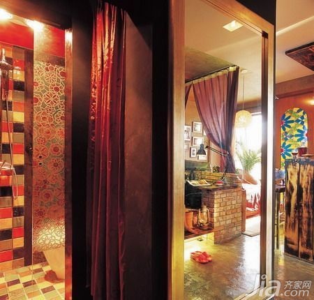 小户型装修,东南亚风格,公寓装修,50平米装修,40平米装修,5-10万装修,富裕型装修