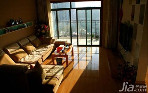 四房装修,简约风格,新房装修,140平米装修,140平米以上装修,21万以上装修,豪华型装修,客厅,沙发,茶几,窗帘,电视背景墙,沙发背景墙