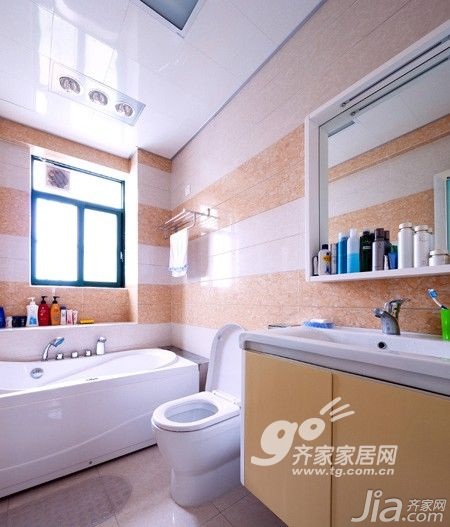 复式装修,140平米以上装修,简约风格,新房装修,140平米装修,10-15万装修,富裕型装修,卫生间,洗手台