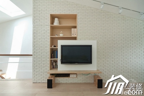 公寓装修,富裕型装修,简约风格,客厅,简洁,电视背景墙