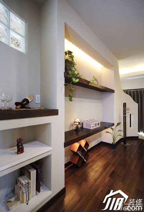 公寓装修,日式风格,富裕型装修,90平米装修