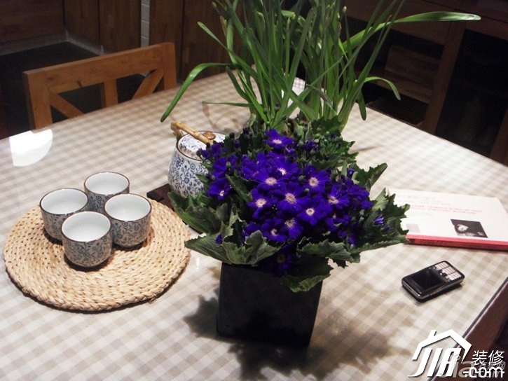二居室装修,70平米装修,宜家风格,餐桌