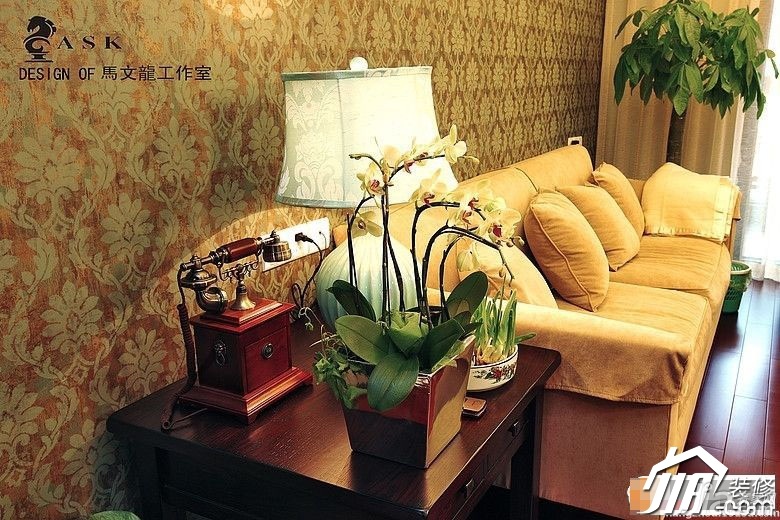 混搭风格,富裕型装修,80平米装修,公寓装修,客厅,沙发,茶几,窗帘,灯具
