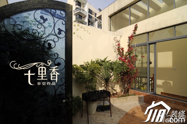 非空,复式装修,新古典风格,富裕型装修,庭院