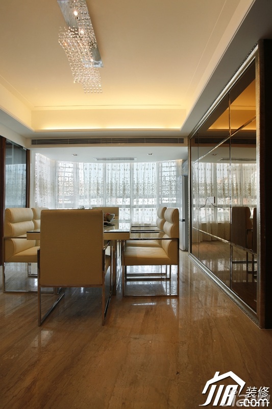 欧式风格,豪华型装修,公寓装修,餐厅,餐桌,灯具,艺术