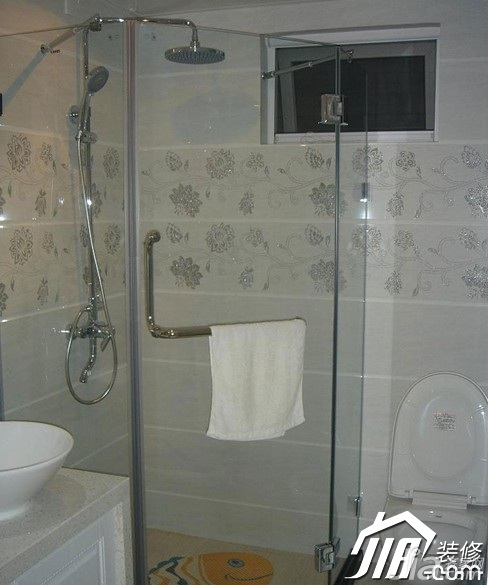 中式风格,15-20万装修,富裕型装修,120平米装修,复式装修,卫浴间,淋浴房,浴室柜