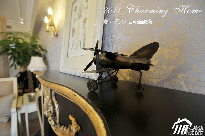 小清新,富裕型装修,公寓装修,130平米装修,壁纸,装饰画
