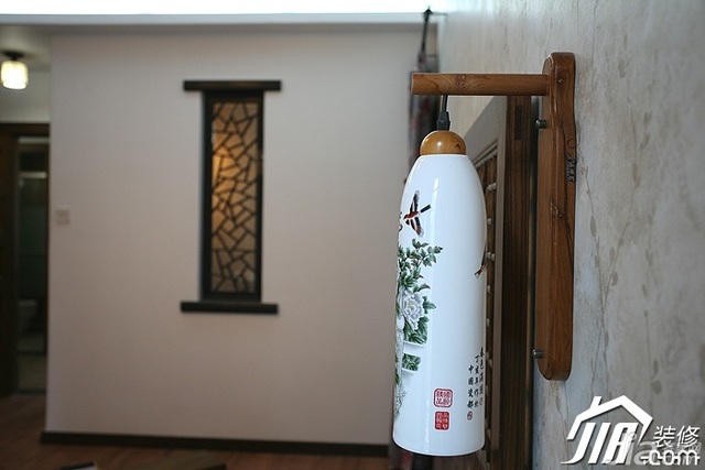 别具一格休闲中式 三室两厅公寓装修20/28