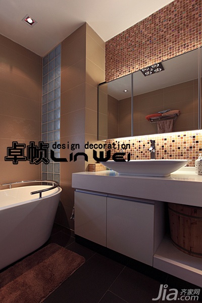 复式装修,140平米以上装修,白色装修,富裕型装修,大气,卫生间,洗手台