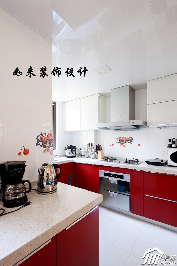 公寓装修,经济型装修,简约风格,如来装饰,厨房,橱柜