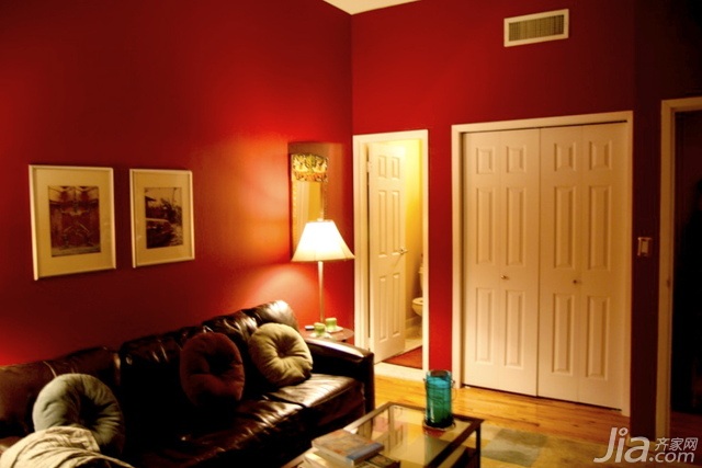 小户型装修,60平米装修,公寓装修,简约风格,宜家风格,沙发,橙色