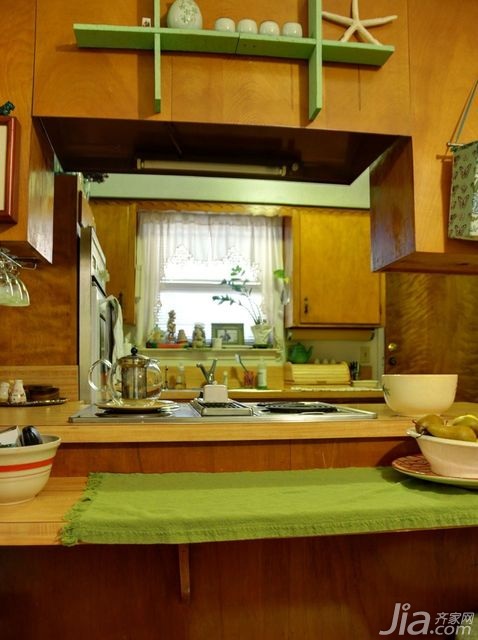 公寓装修,二居室装修,90平米装修,经济型装修,简约风格,混搭风格,海外家居,厨房,橱柜