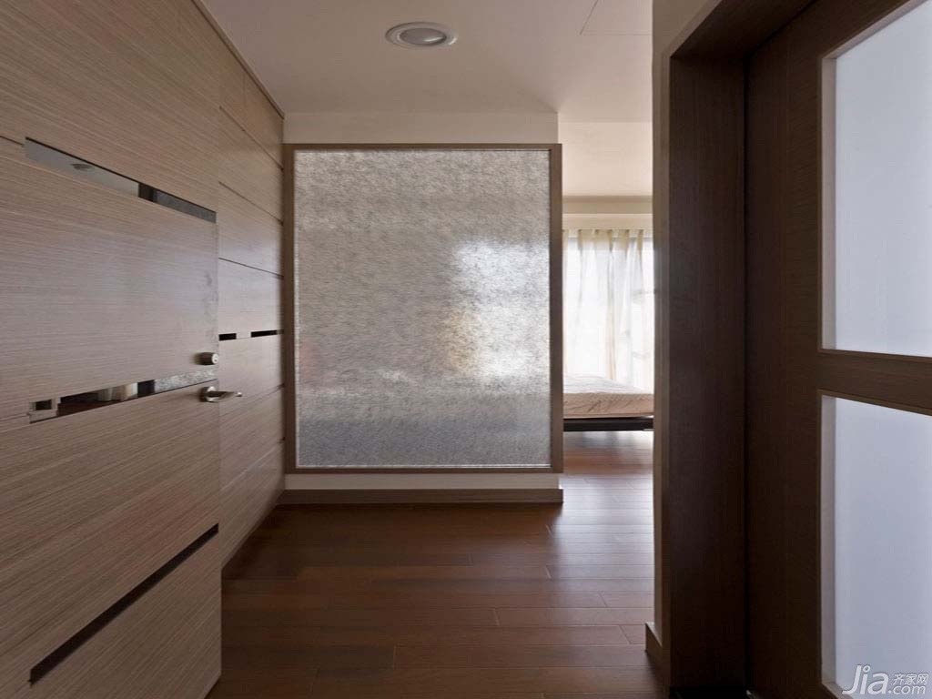 公寓装修,二居室装修,80平米装修,富裕型装修,简约风格,台湾家居,隔断