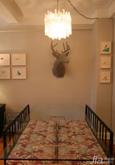 二居室装修,富裕型装修,简约风格,海外家居,餐厅,简洁,灯具,餐桌,餐厅背景墙,吊顶