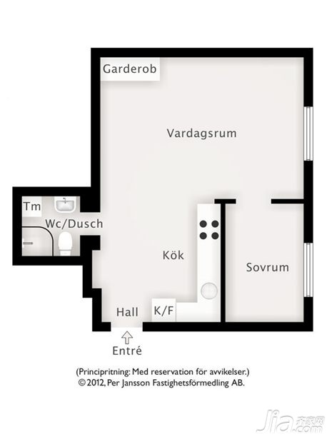 小户型装修,公寓装修,40平米装修,经济型装修,北欧风格,海外家居,户型图