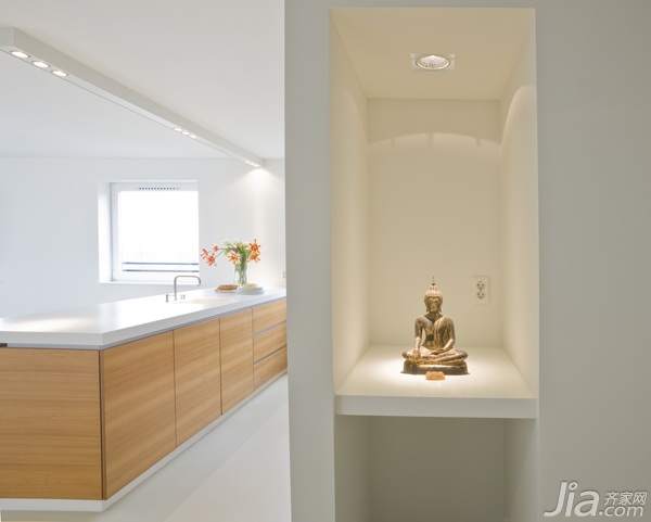 公寓装修,120平米装修,富裕型装修,简约风格,海外家居,厨房,橱柜