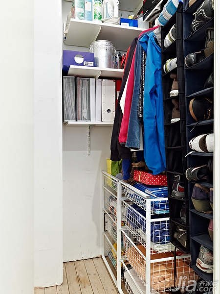 二居室装修,经济型装修,混搭风格,衣帽间