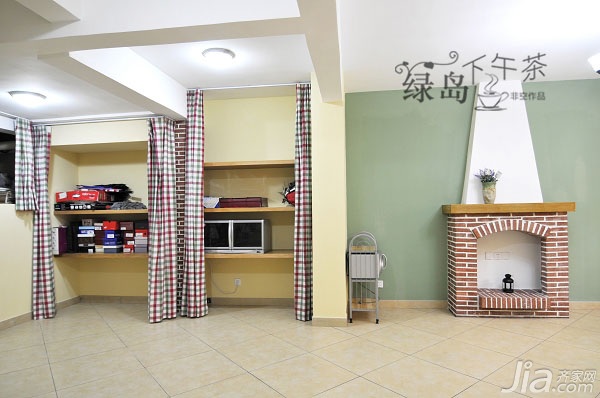 公寓装修,田园风格,80平米装修,经济型装修,非空,地下室