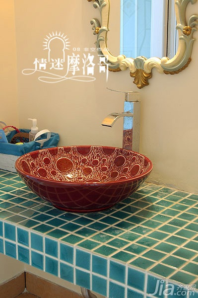非空,四房装修,140平米以上装修,20万以上装修,田园风格,卫生间,洗手台