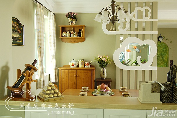 非空,公寓装修,80平米装修,经济型装修,混搭风格,餐厅,餐桌,橱柜,隔断