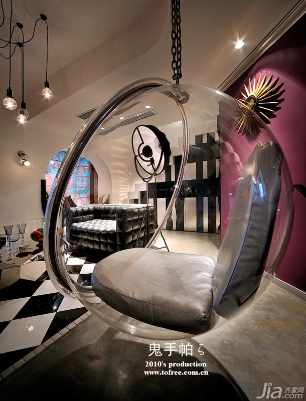 鬼手帕,复式装修,140平米以上装修,富裕型装修,混搭风格,客厅,沙发,茶几