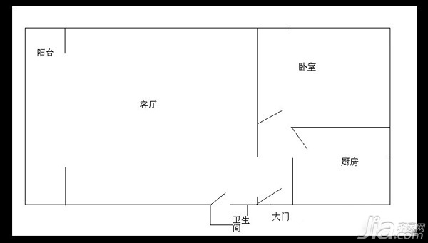 50平宜家风文艺一居室23/23