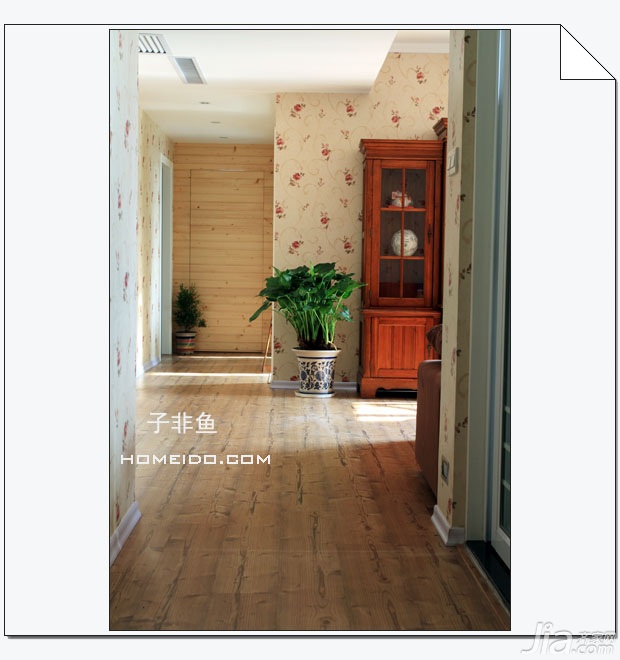 子非鱼,公寓装修,120平米装修,经济型装修,田园风格