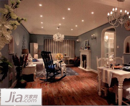 79平地中海风情 塑造浪漫空间——客厅  