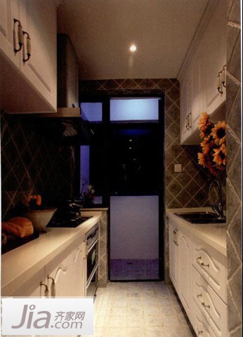 79平地中海风情 塑造浪漫空间——厨房  