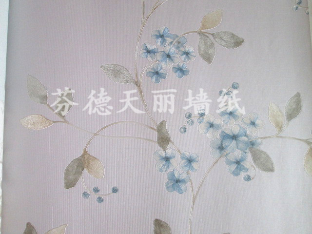 现代田园风格 卧室床头背景壁纸16/21