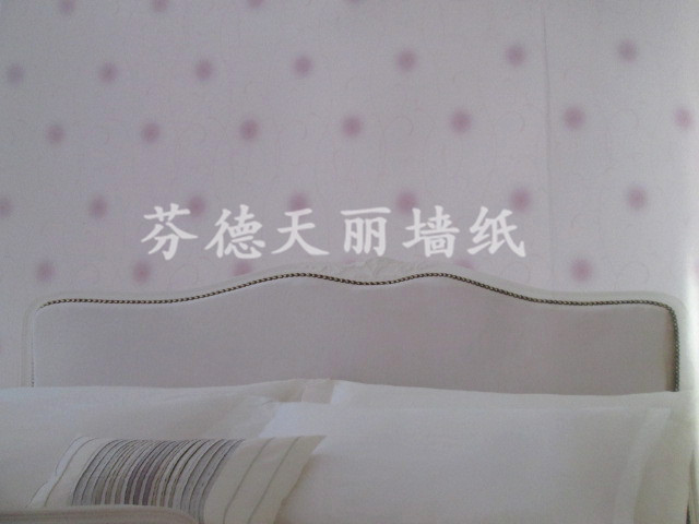 无纺布温馨田园风格墙纸 卧室背景墙壁纸2/15