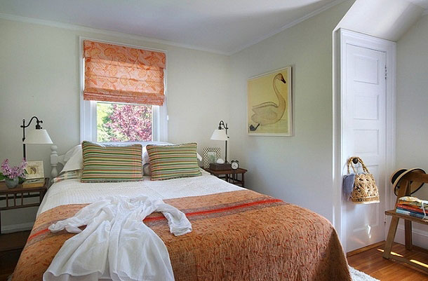 美式田园风格复式小清新卧室装修图片
