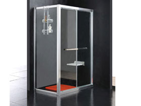 L型铝合金边框卫浴淋浴房