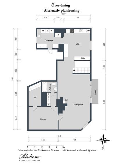 哥德堡北欧风格复式阁楼公寓1/24