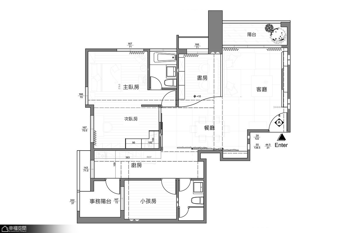 北欧风格,舒适,公寓装修,