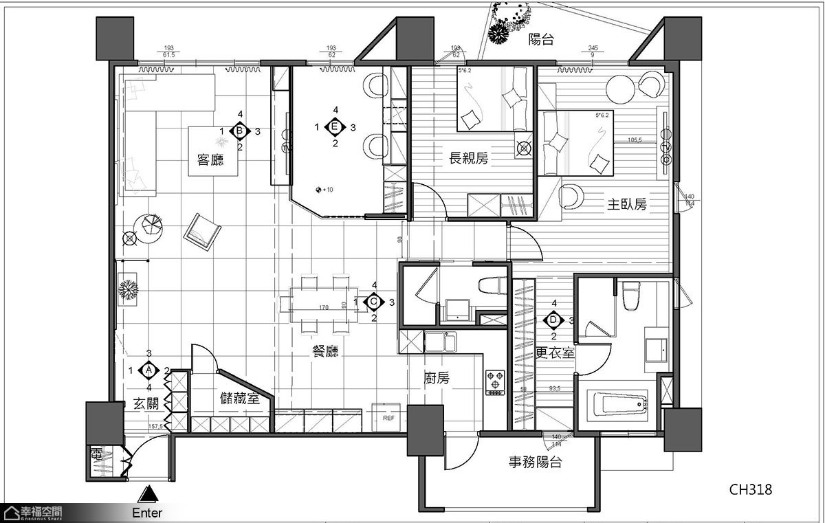 北欧风格,温馨,公寓装修,