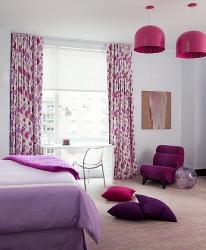 8款粉红和粉紫色的房间 糖果色的冲击