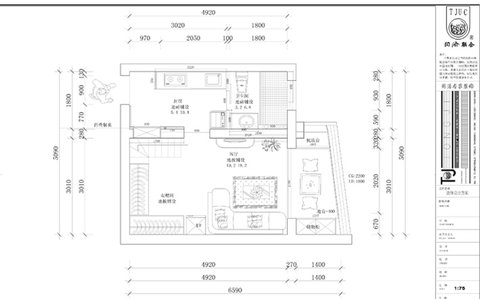 8万小复式60平浪漫单身公寓