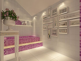 衛生間也可以小清新 17款彩色衛浴間欣賞