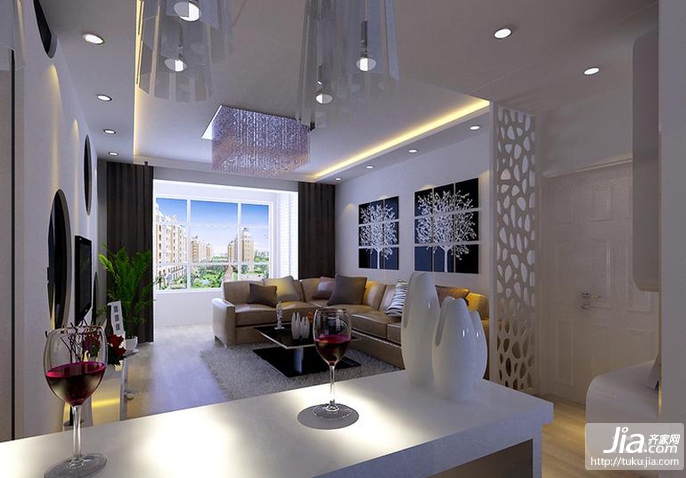 三室两厅两卫装修效果图 120平米 12889021.jpg