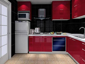 打造小清新厨房 18张彩色橱柜设计图