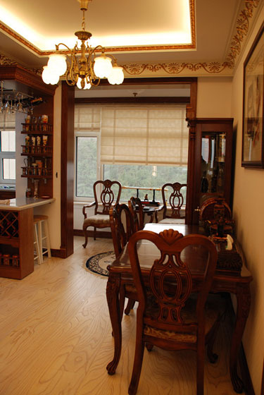 140平米以上装修,美式风格,温馨,舒适,三居室装修,
